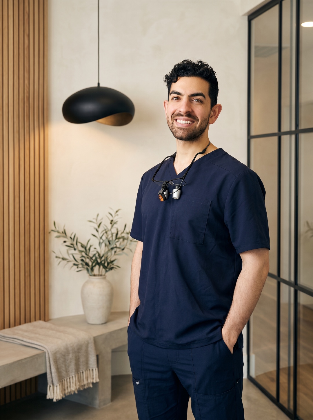 Dr. Gharavizadeh, founder and dentist at District Dentistry in Charlotte, NC